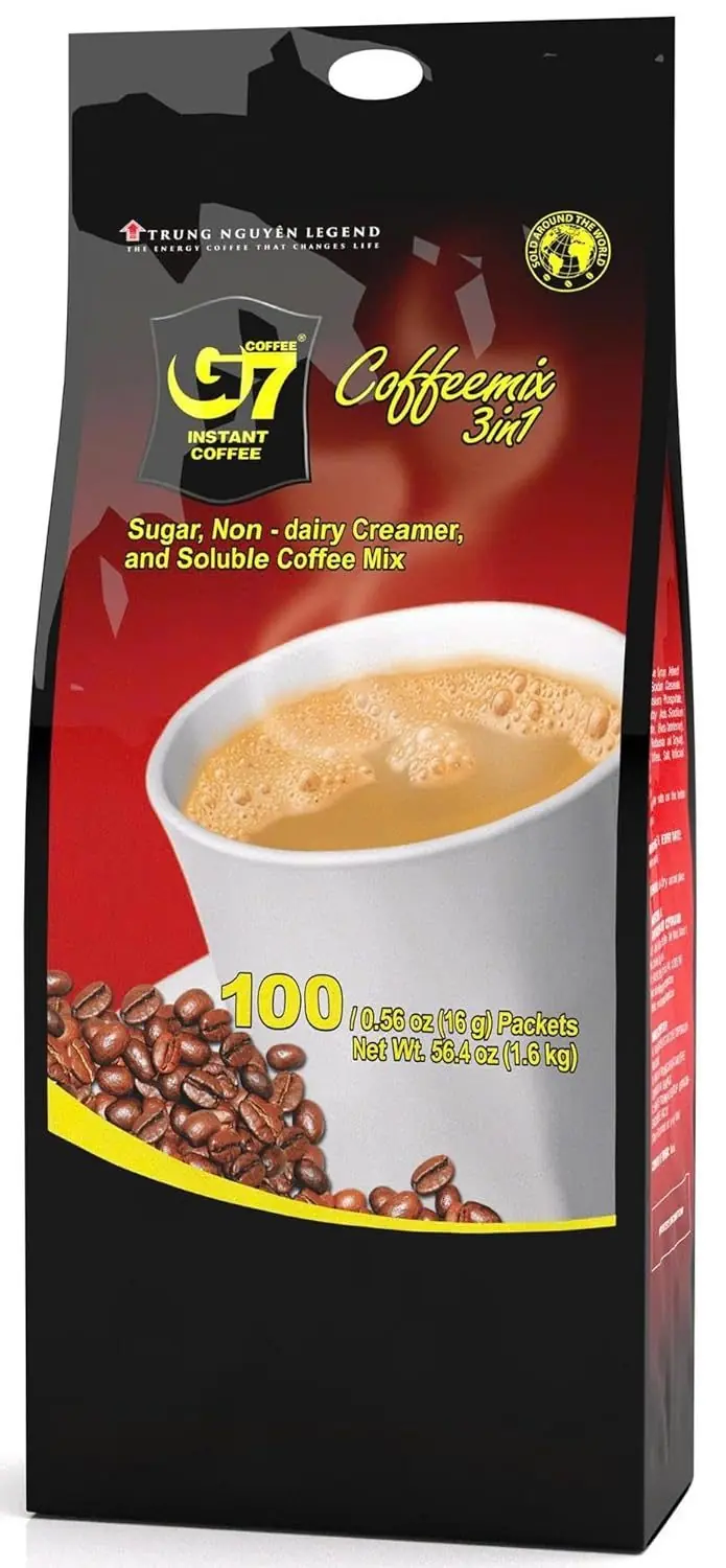 3 in 1 Coffee Mix 100 packets 1.6kg · G7 Coffee | Coffee & Tea