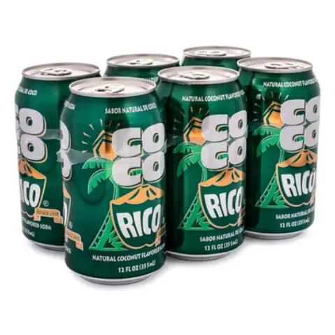 Coconut Soda (Green) 6 pack · Coco Rico | Beverages | Dong An Market