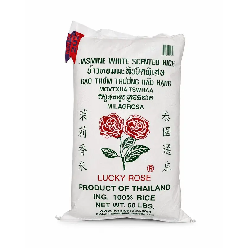 2026 Jasmine Rice 50lb · Lucky Rose | Rice & Grains | Dong An Market